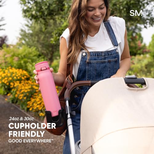 Simple Modern Water Bottle with Straw & Handle | 24oz | Cream - color: -Coconut, size: 24 Ounces