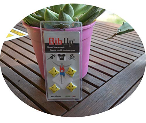 Magnetic RaceBib Fixing System - color: 4 SMILES, size: Small