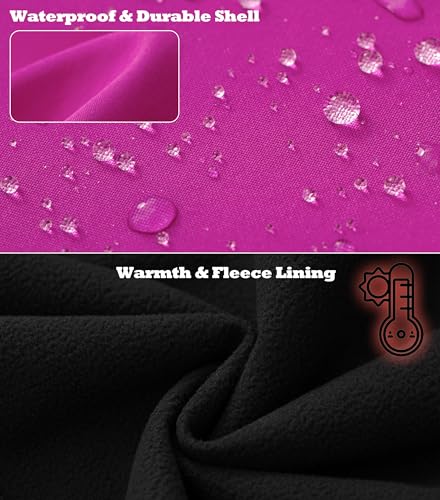 KVE Women's Windproof Waterproof Lightweight Softshell Vest - color: Purple, size: X-Large