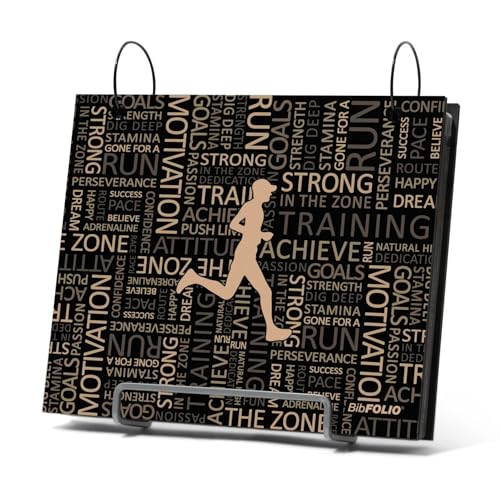 Gone For a Run BibFOLIO Race Bib Album - Running Inspiration Male - 9.5x8 - color: Running Inspiration Male