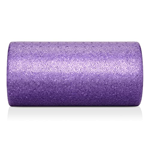 Philosophy Gym 12" High-Density Foam Roller for Exercise, Massage, Muscle Recovery - Round, Purple - color: Purple