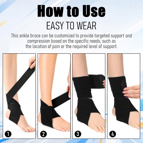 Ankle Support Brace Ankle Wrap Breathable Sleeve Compression