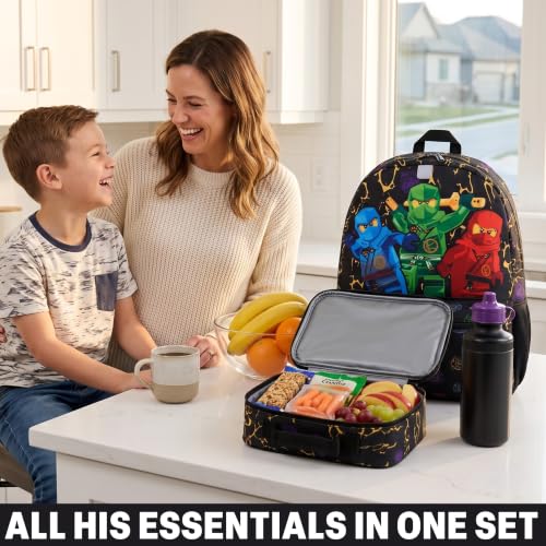 Get Trend Lego Ninjago Boys Backpack 4 Piece Set - color: Multi Lego