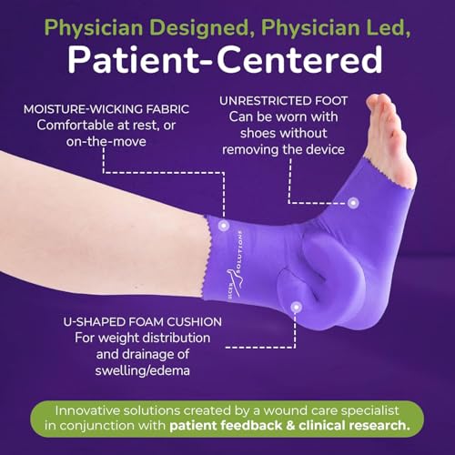 Ulcer Solutions Ankle Keeper, Ankle Protector for Pressure Sores, Lightweight, Stretchable Ankle Pillow, Enhanced Ankle Pads for Better Comfort and Mobility (XL: >10.5”+ (27cm+)) - size: XL: 10.5”+ (27cm+)