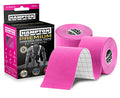 Hampton Adams Kinesiology Tape, Uncut Roll, Waterproof Muscle Support - color: Pink, size: 2in x 16ft (2 Rolls)