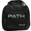 Pyramid Path Plus One Spare Tote Bowling Bag with Front Accessory Pocket - Holds One Bowling Ball and Small Accessories - color: black