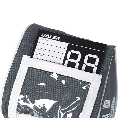 Ealer Hab300 Hockey Tape Accessory Bag, Large Capacity Tape Bag with Double Zipper, Protect Your Hockey Accessories - color: Gray