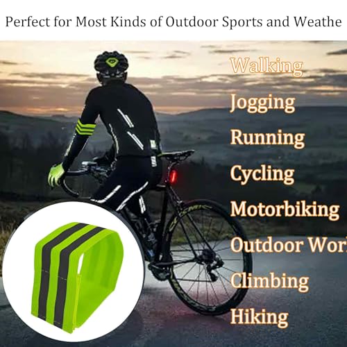Reflective Bands for Arm - color: Green