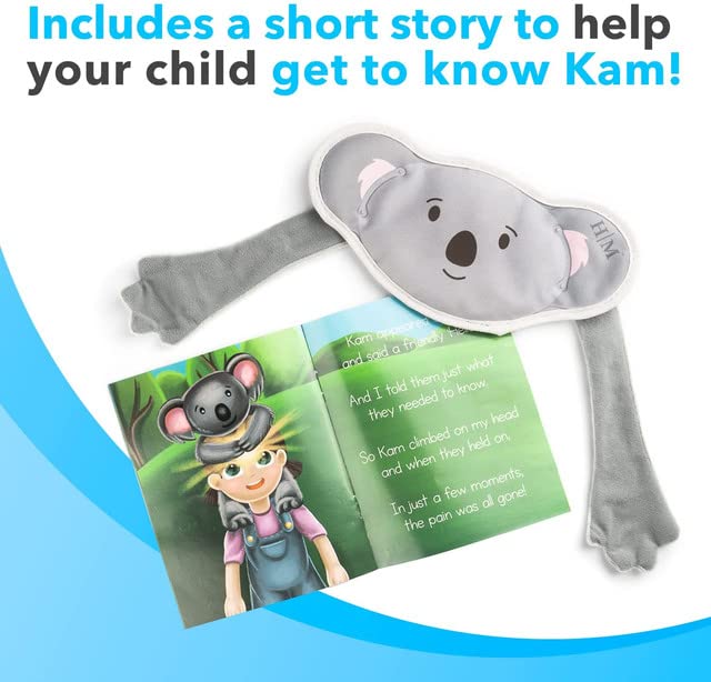 MyHalos Kam the Koala Kids Ice Pack, Reusable Ice Pack for Boo Boos & Bumps