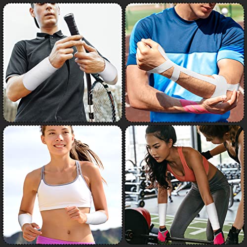 130 Yard 1.5 Inch White Athletic Sports Cotton Tape Pre Wrap Easy Tear - color: White, size: 1.5 In