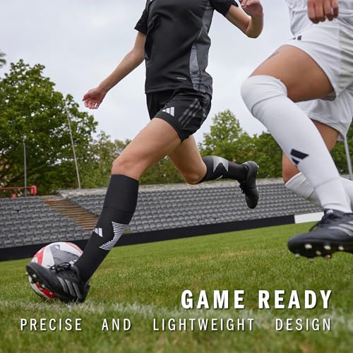 adidas Team Speed Over-the-Calf Soccer Socks or Calf Sleeves 1 Pair - color: Black/White/5/Calf Sleeve, size: Large, style: Calf Sleeve