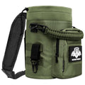 NATURE PIONEOR 32 64 128oz Tactical Water Bottle Pouch, MOLLE Bottle Holder - color: Green, size: 128OZ/YT Half Gallon