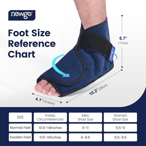 NEWGO Ice Pack for Foot Injuries Recovery, Blue