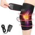Knee Heating Pad, 3 Adjustable Heat & Vibration Knee Massager (No Battery)