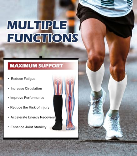 Breslatte Compression Socks for Women Men 15-20 mmHg - color: 3s4 3nude 2, size: Small-Medium