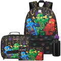 Get Trend Lego Ninjago Boys Backpack 4 Piece Set - color: Multi Lego
