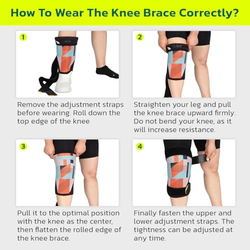 AOFIT Knee Compression Sleeve for Men Women 7mm, Fitness 2XL(1 Pair)