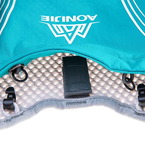 AONIJIE Running Vest Hydration Backpack 5L Unisex Trail Water Lightweight - color: Blue and No Water Bladder