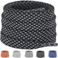 9mm Flat Reflective Shoe Laces for Hiking Running Sneakers - color: Black, size: 39in/100cm