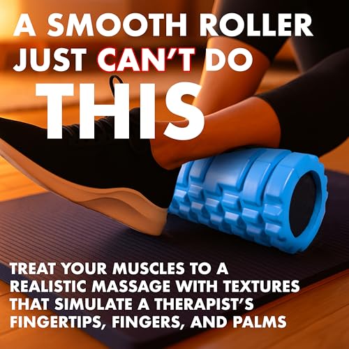 321 STRONG Patented 3-Zone Massage Roller, Medium Density for Exercise - color: Alien