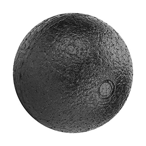 Yoga Massage Ball, Relax Muscles Soft Foam Roller Ball with High Density Foam Structure for Massaging Muscles for Adults for Exercises(Black, 10CM Single Ball)