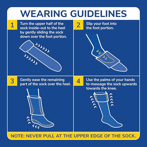 Dr. Scholl's Women's Graduated Compression Knee High Socks - color: Gray/Pink (1 Pair), size: 4-10