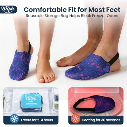 Hilph Foot Toes Ice Pack Wrap for Broken Toes & Bunion Surgery Recovery - style: Blue