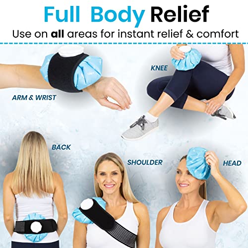 Arctic Flex Refillable Ice Pack Bags (2 Pack) - Reusable Hot Water & Ice