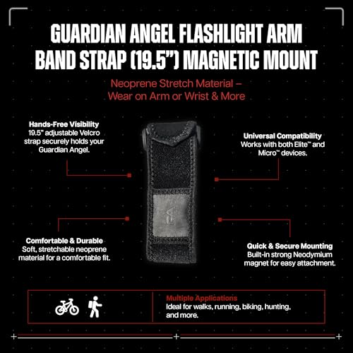 Guardian Angel Magnetic Arm Strap - Adjustable Neoprene Armband