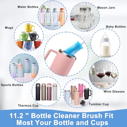 XANGNIER Water Bottle Cleaner Brush Set for Owala 24oz/32oz/40oz Cup,5 Pcs - size: 5 pack