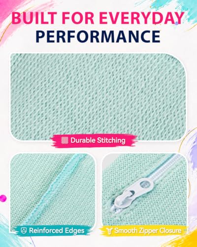 NEWZILL Wrist Wallet Wristband with Zipper for Men & Women, Cotton - color: White, size: Small