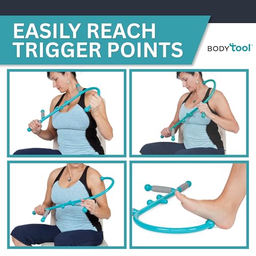 North Coast Medical Trigger Point Massage Cane, Muscle Hook for Back & Neck