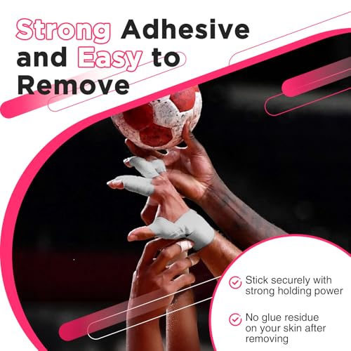 OK TAPE Athletic Sports Tape 4 Packs 32.8ft Per Roll White Strong Adhesion - color: White, size: 1.5" x 11yards - 4 Rolls