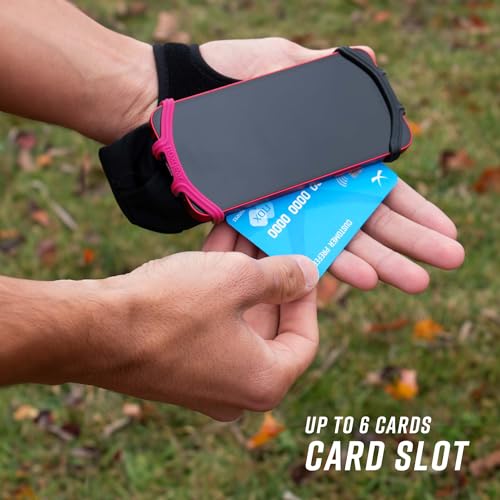 noxgear Handheld Grip Phone Holder, Raspberry, Right Hand - color: Raspberry, size: Right Hand