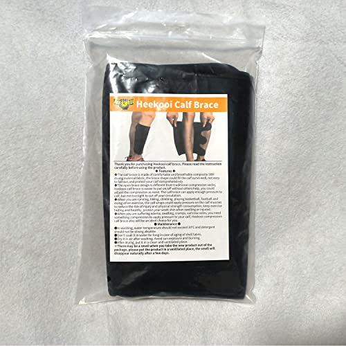 Calf Brace, Shin Splint Compression Sleeve (1 Pair) for Swelling, Edema, Hiking, Training, Adjustable Calf Support, Shin Brace for Men and Women - size: X-Large