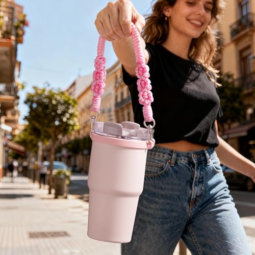 Water Bottle Handle Strap Compatible with Stanley Cup