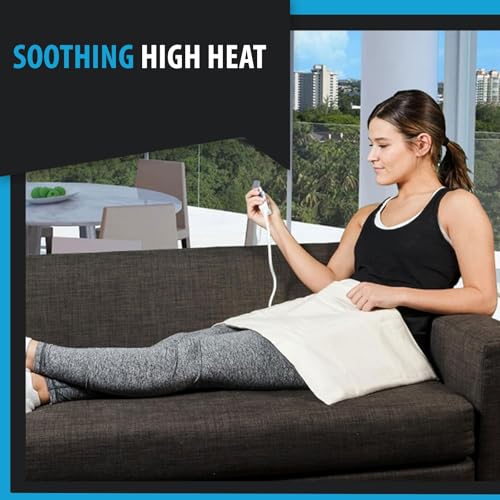Thermotech Moist Heating Pad, Manual Clicker, King 26 x 14 in - size: 26x14 Inch (Pack of 1)
