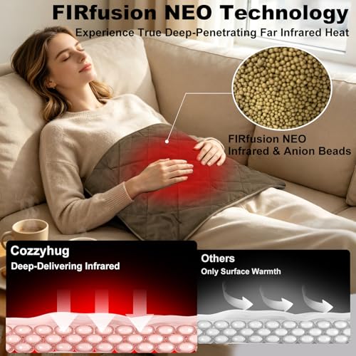 Infrared Weighted Heating Pad 20"×24" for Back Pain,FSA Eligible