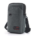 Travel Cell Phone Pouch Belt Pouch, Phone Holster Crossbody Bag with Shoulder Strap for iPhone Case Holder for Hand with Neck Lanyard Smartphone Walking Passport Wallet (Dark Grey A) - color: Dark Grey A