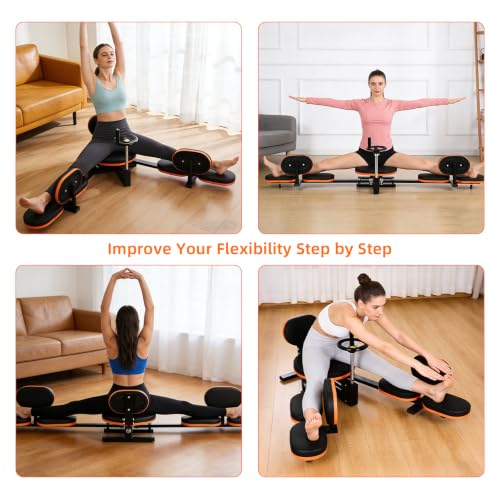 FAHKNS Leg Stretcher,Stretcher Split Machine for Flexibility, 220lb Heavy Duty Steel Frame Stretching Equipment,Leg Stretching Training Machine for Home Gym Split Machine Training Fitness - style: Heavy Split Machine