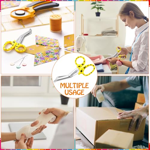 Chumia 12 Pack Hockey Tape Scissors, 5.7" Heavy Duty Athletic Tape Cutter - style: Hockey Style
