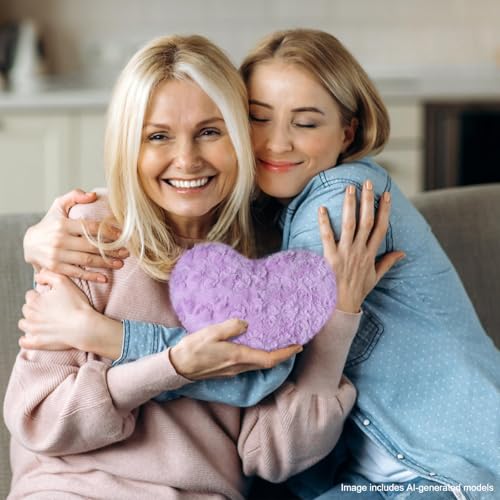Atsuwell Microwave Heating Pad for Cramps & Muscle Relief, Purple - color: Purple