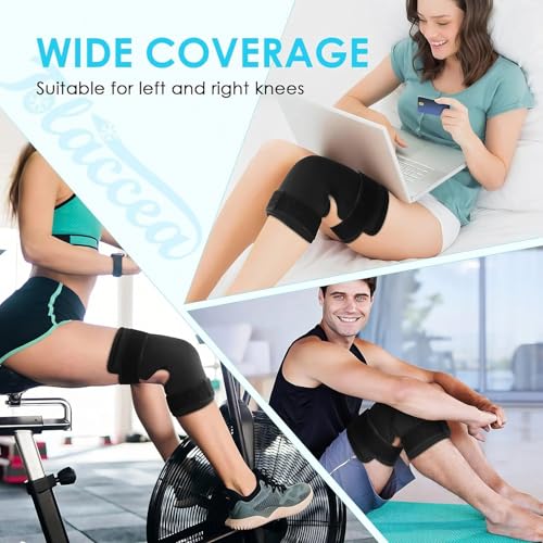 Reusable Gel Ice Packs Hot Cold Therapy with Adjustable Velcro Strap
