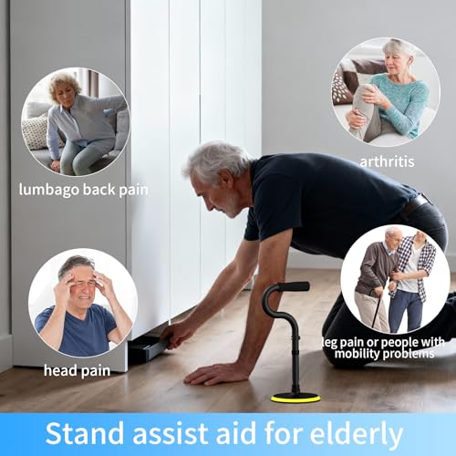 Standing Assist Devices Mobility Aids to Help Get up from Floor (Matte Black) - color: Matte Black