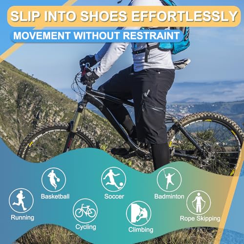 LISEPWU Copper Ankle Brace for Men & Women, Adjustable Compression Bandage - color: Skin Tone, size: Small