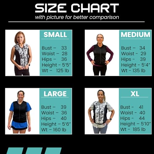 Challenge Weighted Workoutwear 4 lb Weighted Fitness Vest for Women - size: medium