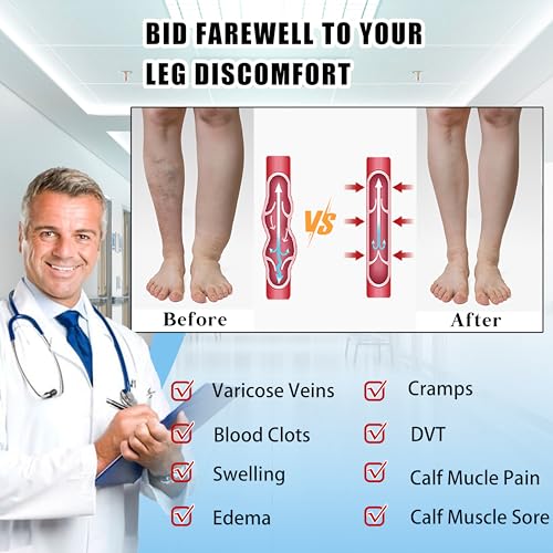 Cotton Compression Socks Women&Men with Grips Non Slip 15-20mmHg Knee High Graduated Sock for Nurse, Pregnancy, Yoga - color: 02-3 Pairs-black White Gray, size: XX-Large