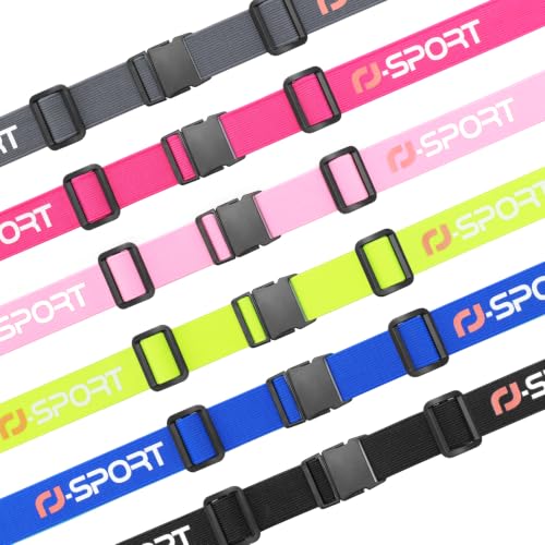 RJ-Sport Race Number Belt with 6 Energy Gel Loops for Triathlon & Marathon - color: 03 Navy