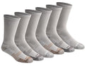 Dickies Men's HYDRO-COOL Moisture Control Crew Socks (6 Pairs) - color: Grey (6 Pairs)
