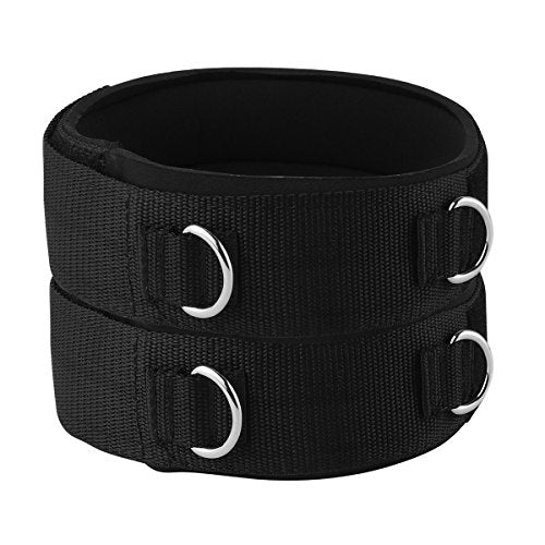 1 Pair Thigh Strap Neoprene Padded Fitness Legs Cuff Adjustable Strength Training Accessories Speed Exercise for Taekwondo Football Running